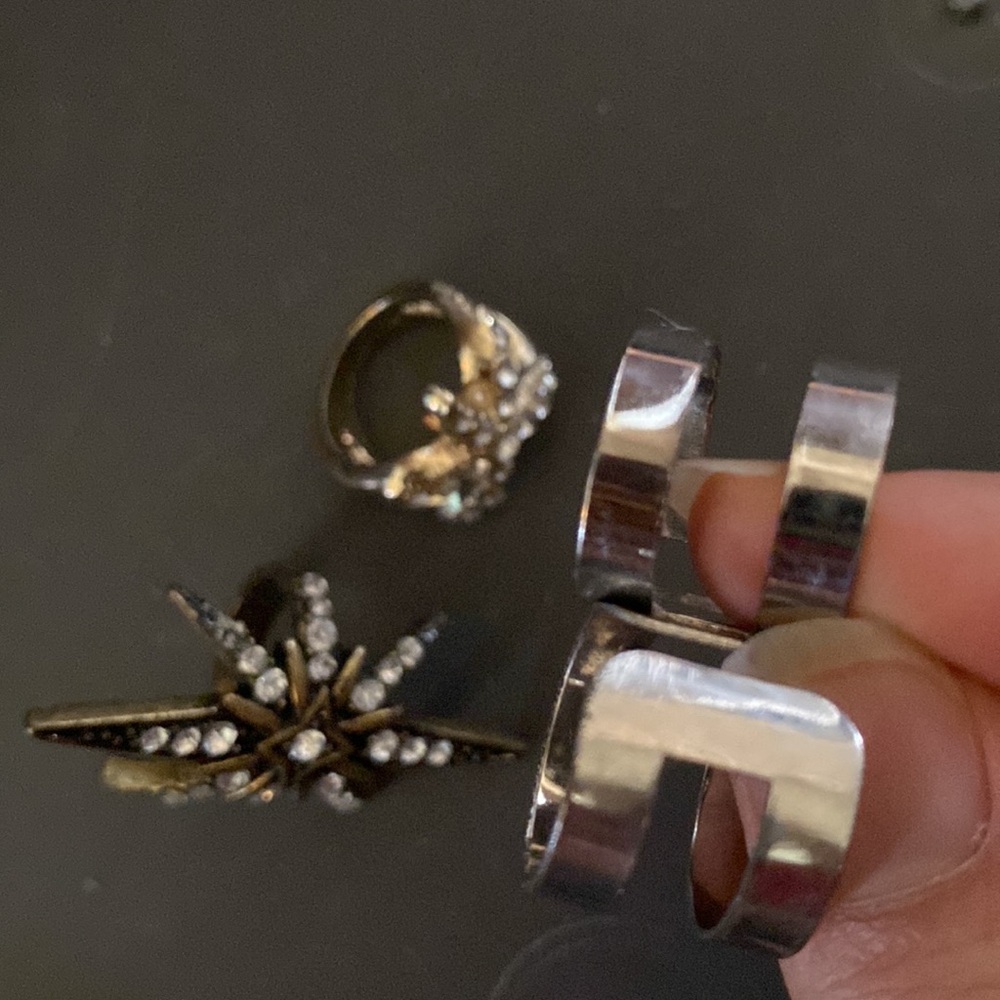 4 statement rings stack - Picture 4 of 7